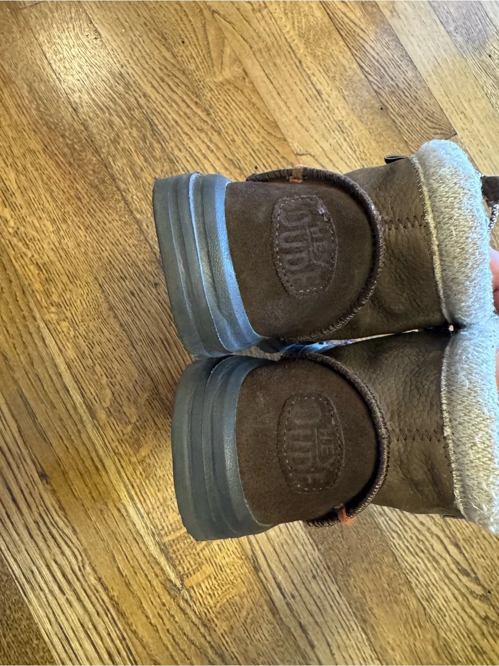 HeyDude Bradley Boot Leather Fleece Collar Boots